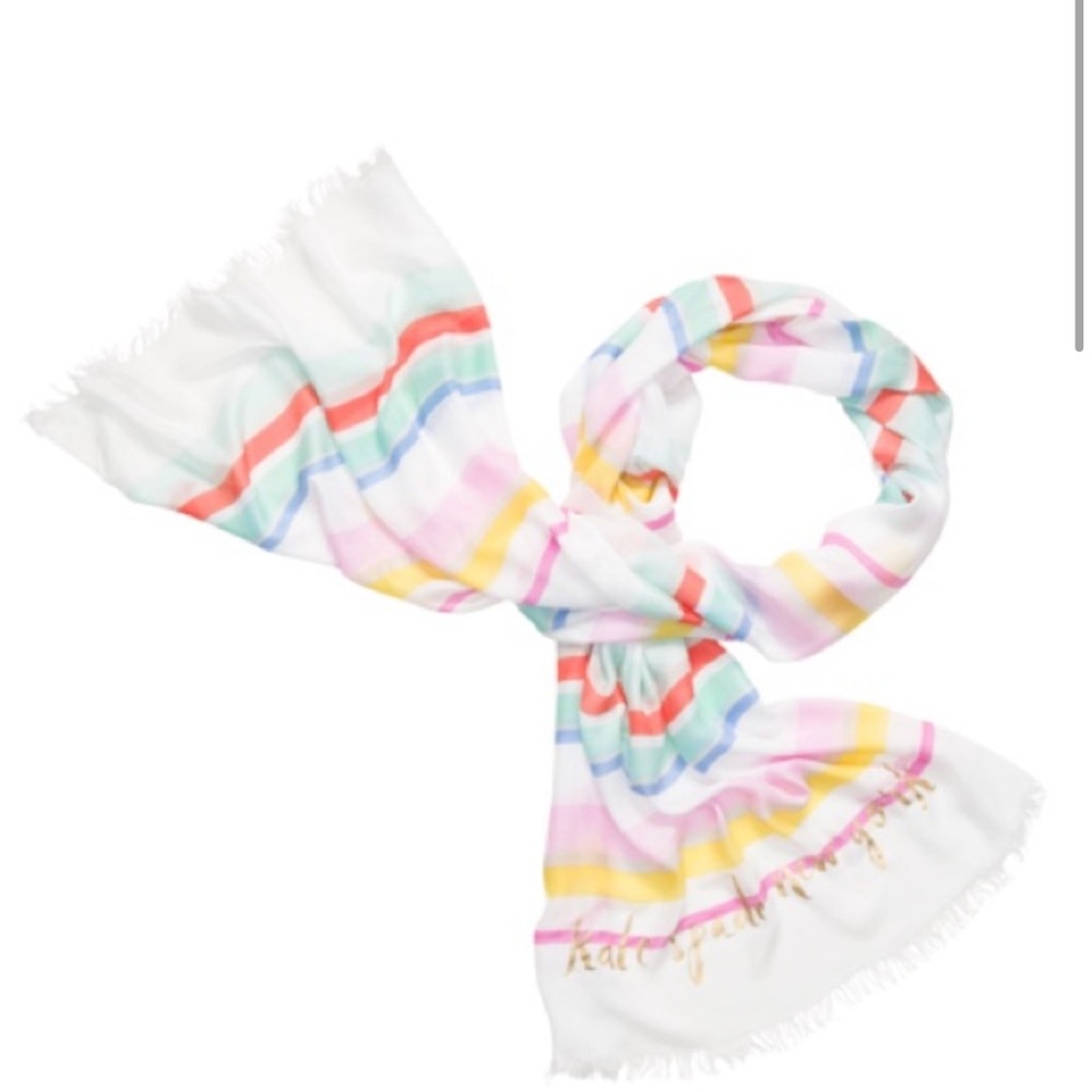Kate Spade Cape Stripe Oblong Scarf